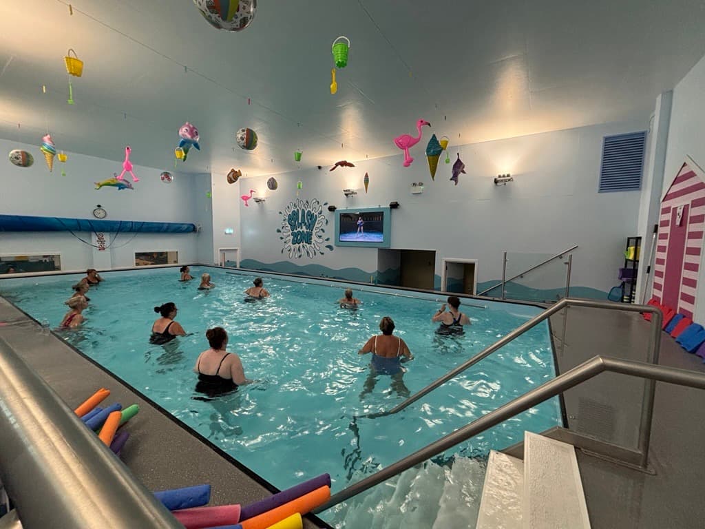 Splash Together — Hydrohex class in the Weymouth swim-school pool